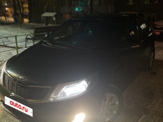 2011 Kia Rio 4-speed III, чёрный, 666000 рублей, вид 4