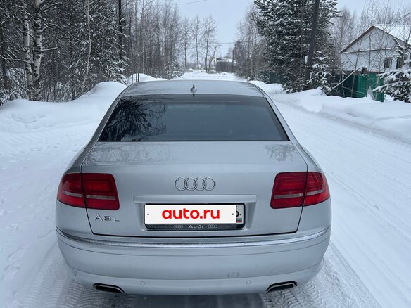 2004 Audi A8 Long II (D3), серебристый, 1250000 рублей - вид 5