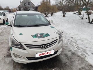 2016 Hyundai Solaris I Рестайлинг, белый, 970000 рублей, вид 2