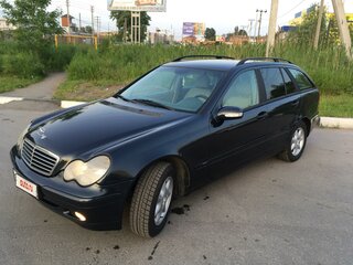 2001 Mercedes-Benz C-Класс 180 II (W203), синий, 700000 рублей, вид 1