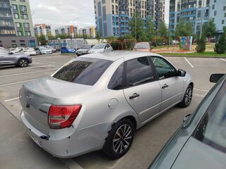 2017 Lada (ВАЗ) Granta I, серебристый, 690000 рублей, вид 4