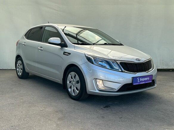 2012 Kia Rio III, серебристый - вид 1