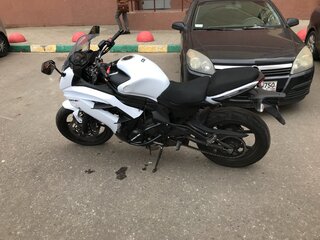 2013 Kawasaki ER-6F (Ninja 650R), белый, 550000 рублей, вид 3