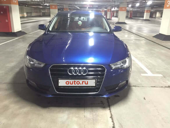 2014 Audi A5 I (8T) Рестайлинг, синий - вид 2