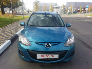 2012 Mazda 2 II Рестайлинг (DE2), голубой, 1500000 рублей, вид 1