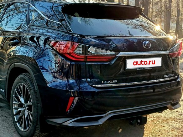 2019 Lexus RX 450h IV, синий, 5900000 рублей - вид 19