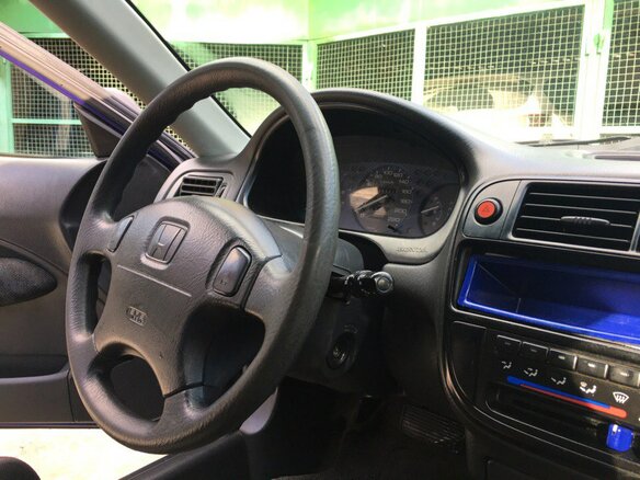 2000 Honda Civic VI Рестайлинг, синий - вид 4