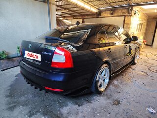 2011 Skoda Octavia II (A5) Рестайлинг, чёрный, 1180000 рублей, вид 3