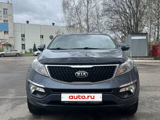 2015 Kia Sportage III Рестайлинг, синий, 1350000 рублей, вид 2