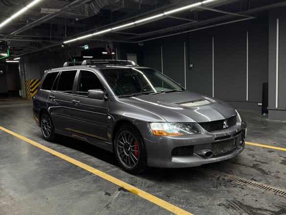 2005 Mitsubishi Lancer Evolution IX, чёрный - вид 1