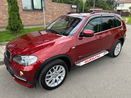 2008 BMW X5 3.0si II (E70), пурпурный, 1545000 рублей, вид 3