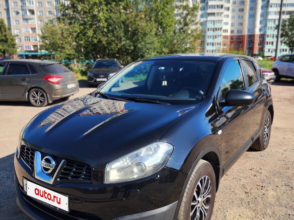 2013 Nissan Qashqai I Рестайлинг, чёрный, 1099000 рублей