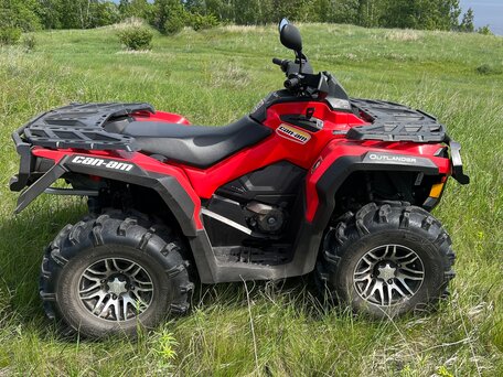 2012 BRP Can-Am Outlander 500, красный, 760000 рублей, вид 5