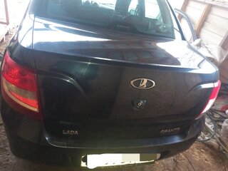 2013 Lada (ВАЗ) Granta I, синий, 390000 рублей, вид 4