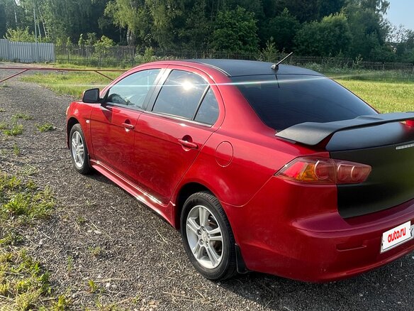2008 Mitsubishi Lancer X, красный, 670000 рублей - вид 7