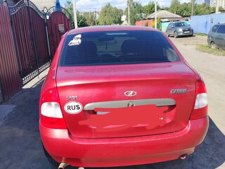 2006 Lada (ВАЗ) Kalina I, красный, 170000 рублей, вид 2