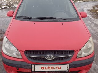 2008 Hyundai Getz I Рестайлинг, красный, 490000 рублей, вид 1