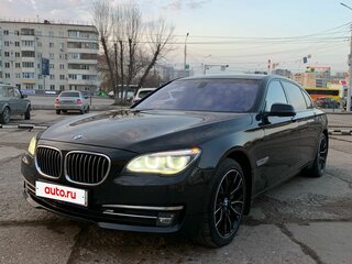 2014 BMW 7 серии Long 750Li xDrive V (F01/F02/F04) Рестайлинг, чёрный, 1900000 рублей, вид 1
