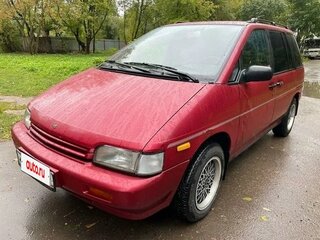 1992 Nissan Prairie II (M11), красный, 350000 рублей, вид 1