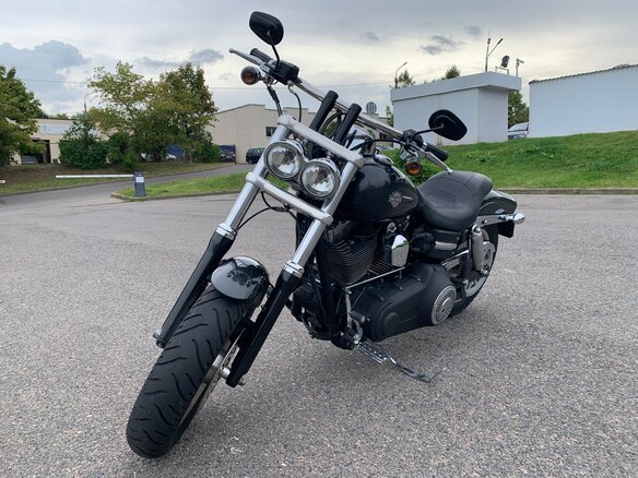 2008 Harley-Davidson Fat Bob, серый, 800000 рублей - вид 1