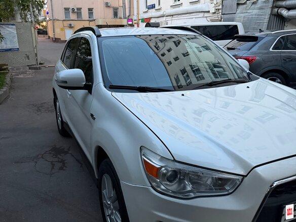2014 Mitsubishi ASX I Рестайлинг, белый - вид 3