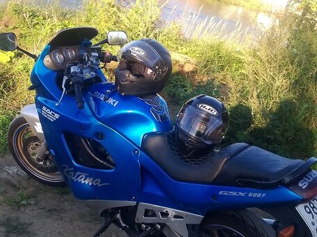 1992 Suzuki GSX 600F Katana, синий, 250000 рублей, вид 2