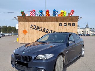 2015 BMW 5 серии 528i xDrive VI (F10/F11/F07) Рестайлинг, синий, 1900000 рублей, вид 2