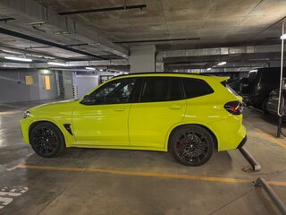 2022 BMW X3 M Competition I (F97) Рестайлинг, жёлтый, 7800000 рублей, вид 3
