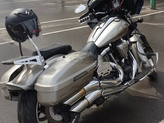 2009 Yamaha XV 1900, серебристый, 1100000 рублей, вид 3