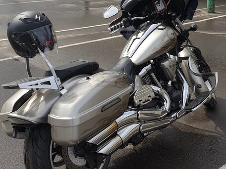 2009 Yamaha XV 1900, серебристый, 1100000 рублей, вид 3