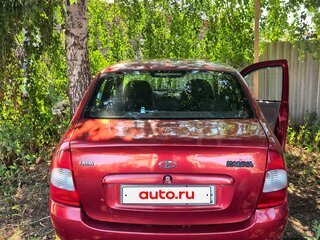 2006 Lada (ВАЗ) Kalina I, красный, 110000 рублей, вид 4