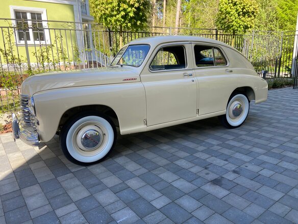 1953 ГАЗ М-20 «Победа», белый, 1150000 рублей - вид 7