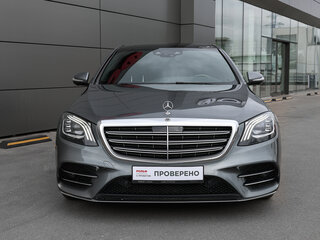 2019 Mercedes-Benz S-Класс 450 Long VI (W222, C217) Рестайлинг, серый, 5298000 рублей, вид 2