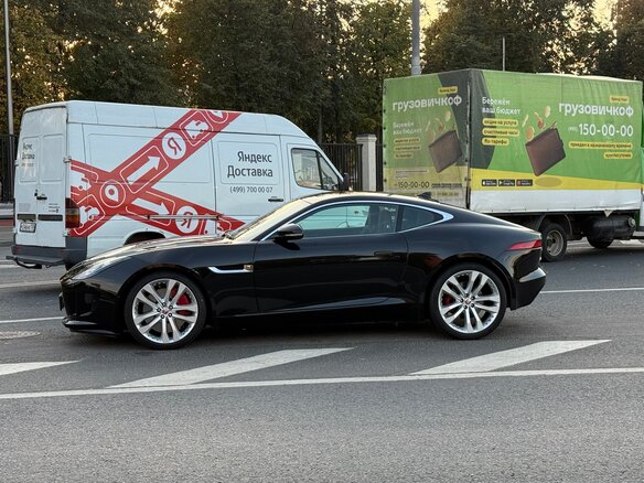 2015 Jaguar F-Type S I, чёрный - вид 4