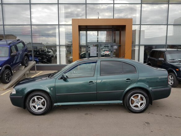 2008 Skoda Octavia I (A4) Рестайлинг, зелёный - вид 7