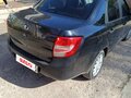 2014 Lada (ВАЗ) Granta I, чёрный, 420000 рублей - вид 1