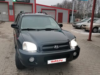 2005 Hyundai Santa Fe I, чёрный, 670000 рублей, вид 1