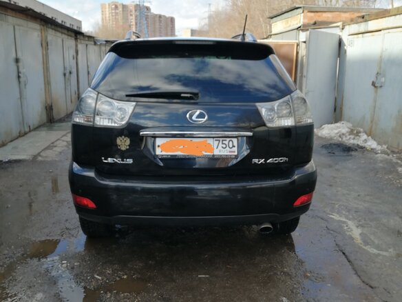 2005 Lexus RX 400h II, чёрный - вид 2