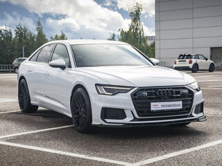 2020 Audi A6 45 TFSI V (C8), белый, 3888000 рублей, вид 3