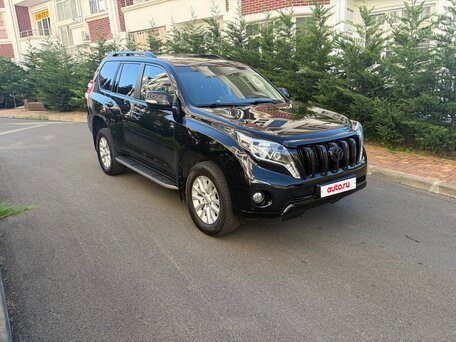2016 Toyota Land Cruiser Prado 150 Series Рестайлинг 1, чёрный, 3325000 рублей, вид 1