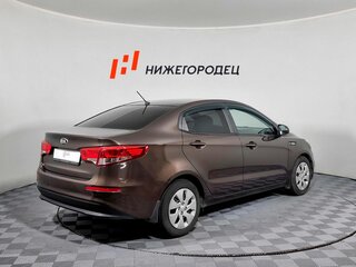 2016 Kia Rio III Рестайлинг, коричневый, 759000 рублей, вид 5