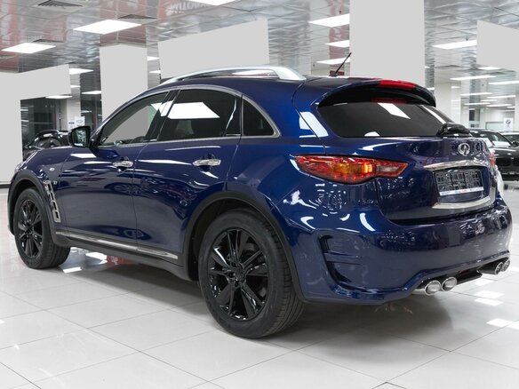 2014 Infiniti QX70, синий - вид 5