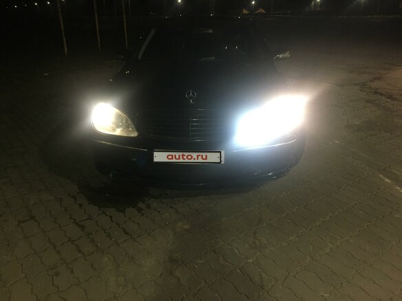 2002 Mercedes-Benz S-Класс 500 Long IV (W220), чёрный - вид 1