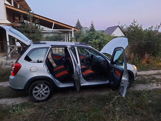 2014 Lada (ВАЗ) Kalina Cross II, серебристый, 490000 рублей, вид 5