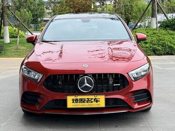2022 Mercedes-Benz A-Класс 180 Long IV (W177), красный, 2390000 рублей - вид 1