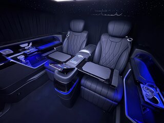 2024 Mercedes-Benz V-Класс Extra Long 300 d экстра длинный III (W447) Рестайлинг, чёрный, 25990000 рублей, вид 2