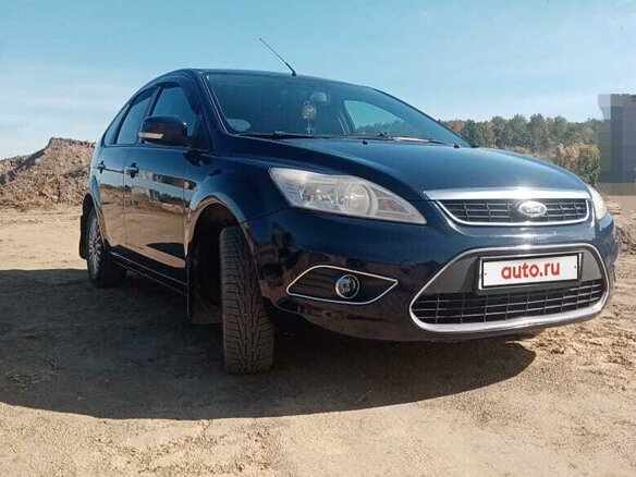 2008 Ford Focus II Рестайлинг, синий, 710000 рублей - вид 3