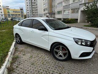 2016 Lada (ВАЗ) Vesta I, белый, 650000 рублей, вид 1