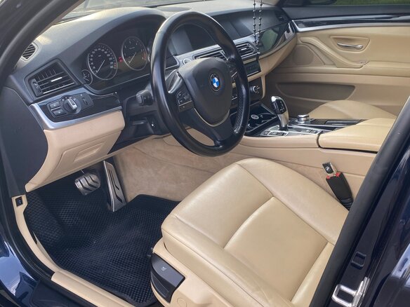 2012 BMW 5 серии 530d xDrive VI (F10/F11/F07), синий, 2000000 рублей - вид 7