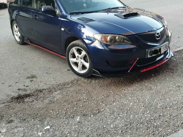 2004 Mazda 3 I (BK), синий, 370000 рублей